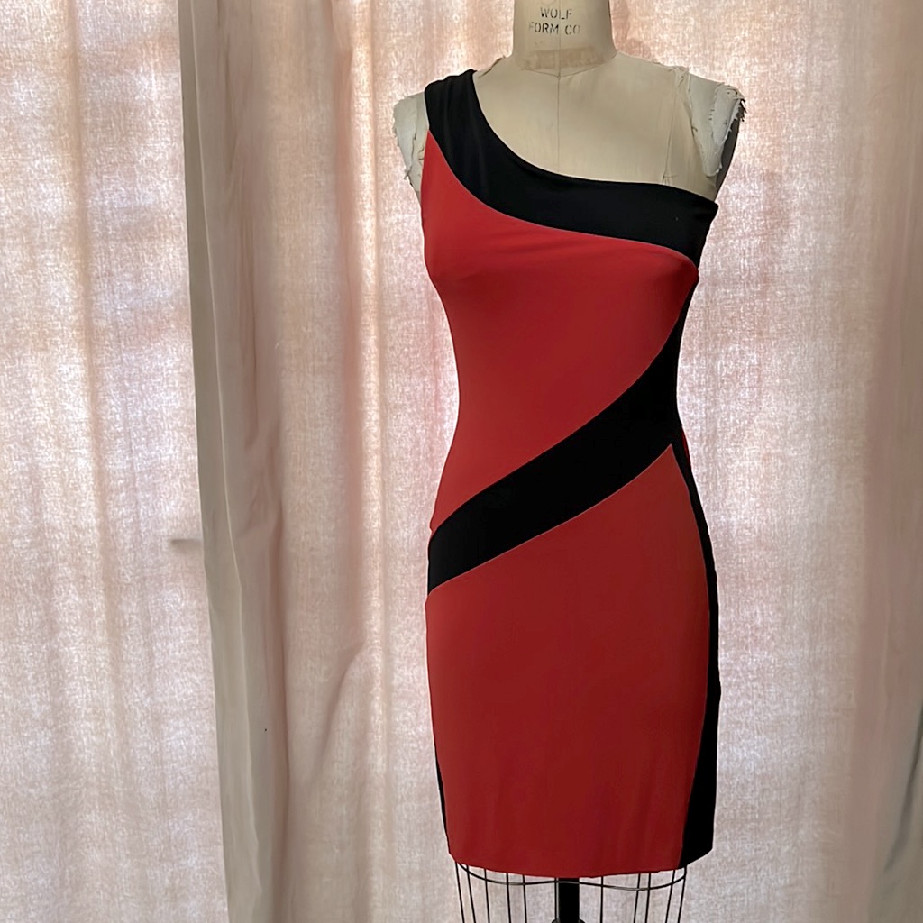 Bcbg Maxazria One Shoulder Cocktail Dress